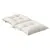 Produktbild 6 för Stolsdynor lågt ryggstöd 2 st melerad gräddvit 100x50x7 cm tyg