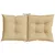Produktbild 7 för Stolsdynor lågt ryggstöd 4 st melerad beige 100x50x7 cm tyg