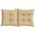Produktbild 7 för Stolsdynor lågt ryggstöd 6 st melerad beige 100x50x7 cm tyg