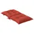 Produktbild 6 för Stolsdynor lågt ryggstöd 4 st melerad röd 100x50x7 cm tyg