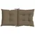 Produktbild 7 för Stolsdynor lågt ryggstöd 2 st melerad taupe 100x50x7 cm tyg