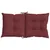 Produktbild 6 för Stolsdynor lågt ryggstöd 4 st melerad vinröd 100x50x7 cm tyg