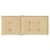Produktbild 7 för Stolsdynor högt ryggstöd 2 st melerad beige 120x50x4 cm tyg