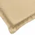 Produktbild 9 för Stolsdynor högt ryggstöd 2 st melerad beige 120x50x4 cm tyg