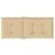 Produktbild 7 för Stolsdynor högt ryggstöd 4 st melerad beige 120x50x4 cm tyg