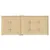 Produktbild 7 för Stolsdynor högt ryggstöd 6 st melerad beige 120x50x4 cm tyg