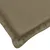 Produktbild 9 för Stolsdynor högt ryggstöd 4 st melerad taupe 120x50x4 cm tyg