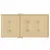 Produktbild 7 för Stolsdynor lågt ryggstöd 4 st melerad beige 100x50x4 cm tyg