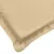 Produktbild 9 för Stolsdynor lågt ryggstöd 4 st melerad beige 100x50x4 cm tyg