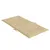 Produktbild 6 för Stolsdynor lågt ryggstöd 6 st melerad beige 100x50x4 cm tyg