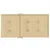 Produktbild 7 för Stolsdynor lågt ryggstöd 6 st melerad beige 100x50x4 cm tyg