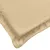 Produktbild 9 för Stolsdynor lågt ryggstöd 6 st melerad beige 100x50x4 cm tyg