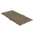 Produktbild 6 för Stolsdynor lågt ryggstöd 4 st melerad taupe 100x50x4 cm tyg
