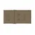 Produktbild 7 för Stolsdynor lågt ryggstöd 4 st melerad taupe 100x50x4 cm tyg