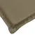 Produktbild 9 för Stolsdynor lågt ryggstöd 4 st melerad taupe 100x50x4 cm tyg