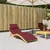 Produktbild 3 för Solsängsdyna melerad vinröd 186x58x3 cm tyg