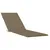Produktbild 2 för Solsängsdyna melerad taupe (75+105)x50x3 cm tyg