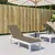 Produktbild 3 för Solsängsdyna melerad taupe (75+105)x50x3 cm tyg