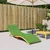 Produktbild 3 för Solsängsdyna melerad grön 200x60x4 cm tyg