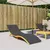 Produktbild 3 för Solsängsdyna melerad antracit 200x70x4 cm tyg