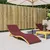 Produktbild 3 för Solsängsdyna melerad vinröd 200x70x4 cm tyg