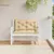 Produktbild 3 för Bänkdyna 2 st melerad beige 100x50x7 cm tyg
