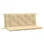 Produktbild 2 för Bänkdyna 2 st melerad beige 120x50x7 cm tyg