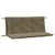 Produktbild 2 för Bänkdyna 2 st melerad taupe 120x50x7 cm tyg