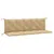 Produktbild 2 för Bänkdyna 2 st melerad beige 180x50x7 cm tyg