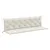 Produktbild 2 för Bänkdyna 2 st melerad gräddvit 200x50x7 cm tyg