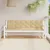 Produktbild 3 för Bänkdyna 2 st melerad beige 200x50x7 cm tyg