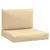 Produktbild 2 för Palldynor 2 st melerad beige tyg
