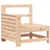 Produktbild 2 för Trädgårdssoffa 69x62x70,5 cm massiv furu