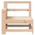 Produktbild 4 för Trädgårdssoffa 69x62x70,5 cm massiv furu
