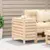 Produktbild 3 för Fotpall för trädgården 62x31,5x52 cm massiv furu