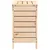 Produktbild 5 för Fotpall för trädgården 62x31,5x52 cm massiv furu
