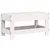 Produktbild 6 för Fotpall för trädgården vit 62x30x32 cm massiv furu