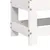 Produktbild 7 för Fotpall för trädgården vit 62x30x32 cm massiv furu
