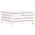 Produktbild 6 för Trädgårdspall vit 62x63,5x32 cm massiv furu