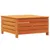 Produktbild 6 för Trädgårdspall vaxbrun 62x63,5x32 cm massiv furu