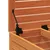 Produktbild 8 för Trädgårdspall vaxbrun 62x63,5x53,5 cm massiv furu