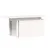 Produktbild 2 för Trädgårdsbord vit 100x50x75 cm massiv furu