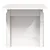 Produktbild 6 för Trädgårdsbord vit 100x50x75 cm massiv furu