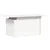 Produktbild 7 för Trädgårdsbord vit 100x50x75 cm massiv furu