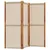 Produktbild 3 för Rumsavdelare 3 paneler taupe 210x180 cm