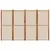 Produktbild 4 för Rumsavdelare 4 paneler taupe 280x180 cm