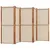 Produktbild 3 för Rumsavdelare 5 paneler taupe 350x180 cm