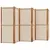 Produktbild 3 för Rumsavdelare 6 paneler taupe 420x180 cm