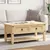 Produktbild 3 för Soffbord med lådor Corona 100x48x45 cm massivt trä