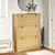 Produktbild 3 för Skoskåp Corona 99x32x124,5 cm massiv furu